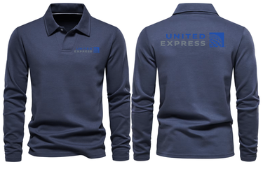 UNITED EXPRESS LONG SLEEVE POLO